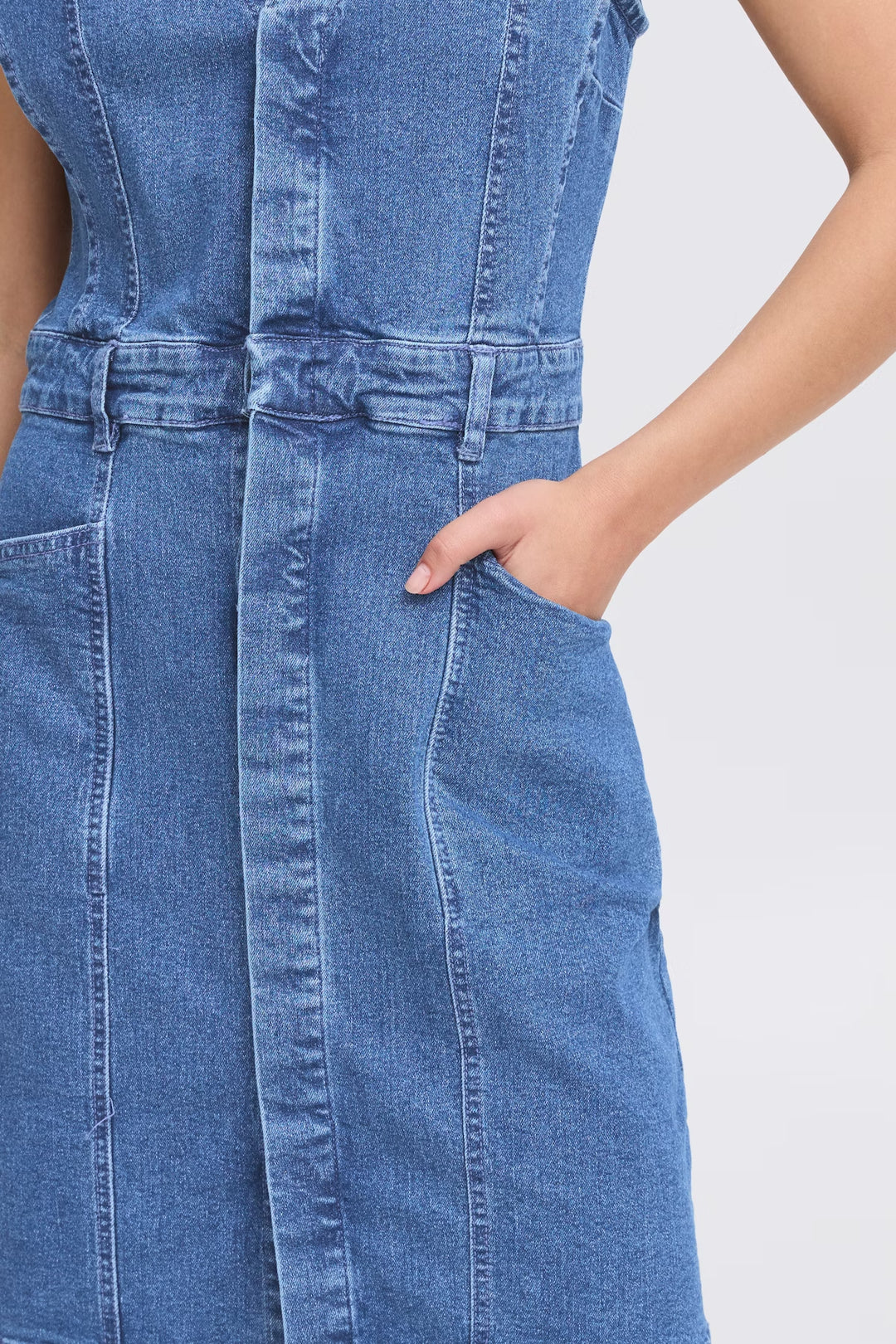 ICHI | Cally Denim Dress