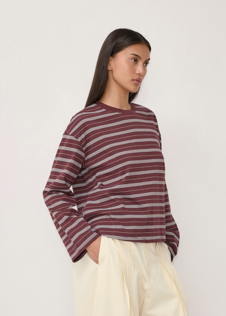 The Bailey Top - Maroon