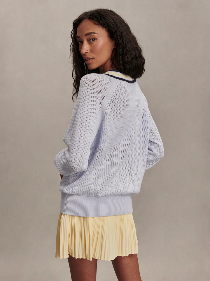 VARLEY | Maurice V-Neck Sweater -  Xenon Blue
