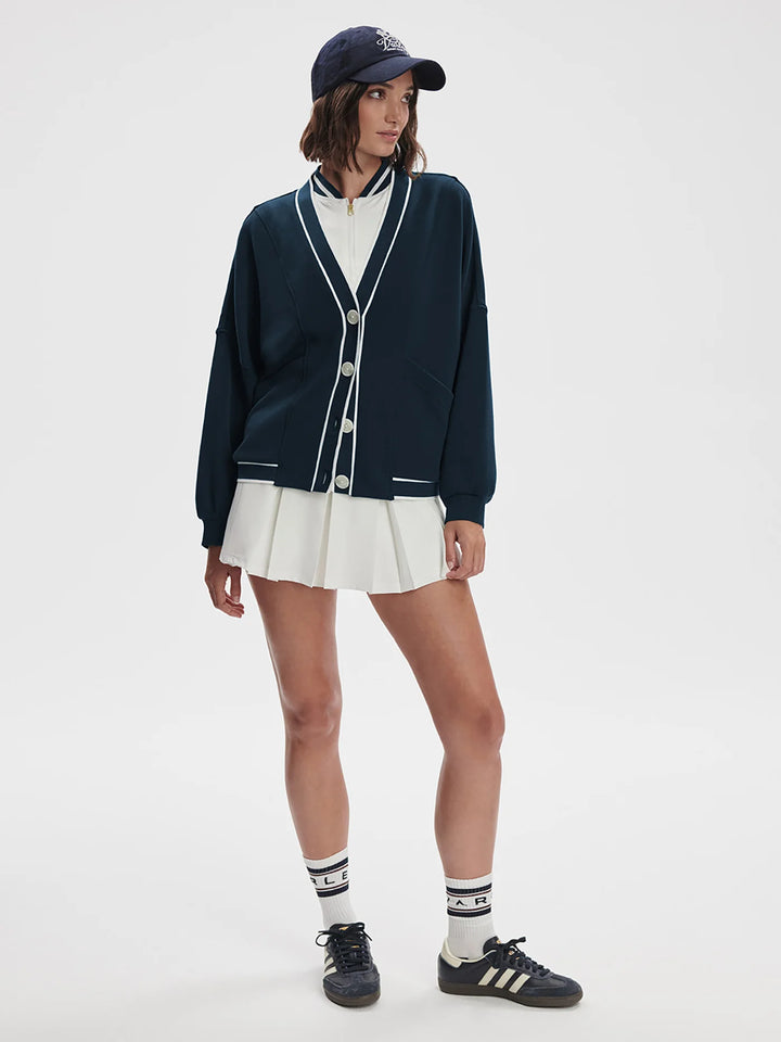 Varley | Decker Off-Court Cardigan - Navy