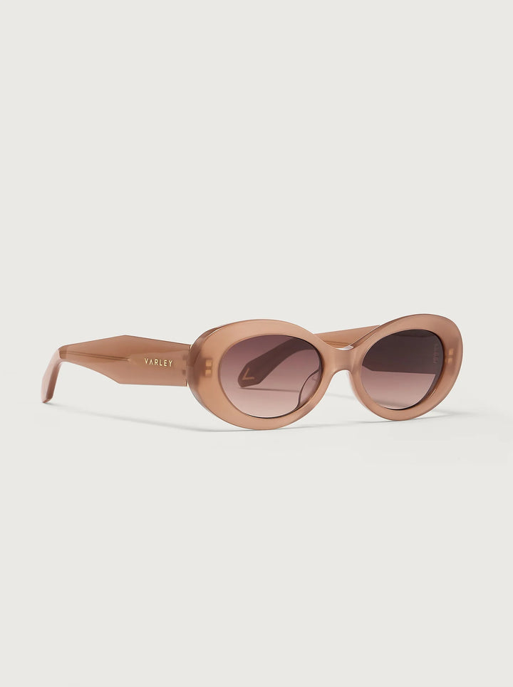 VARLEY | Bethnall Oval Sunglasses - Cocoa Taupe