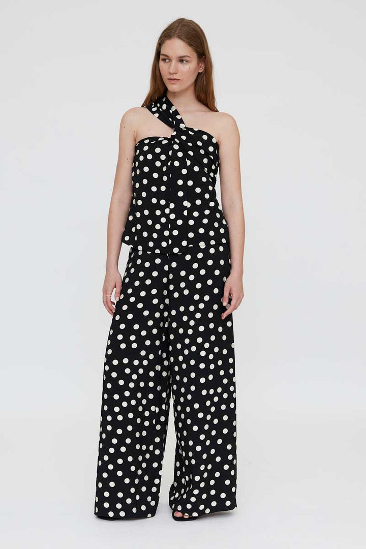 Wild Pony | Wide Leg Polka Dot Pant