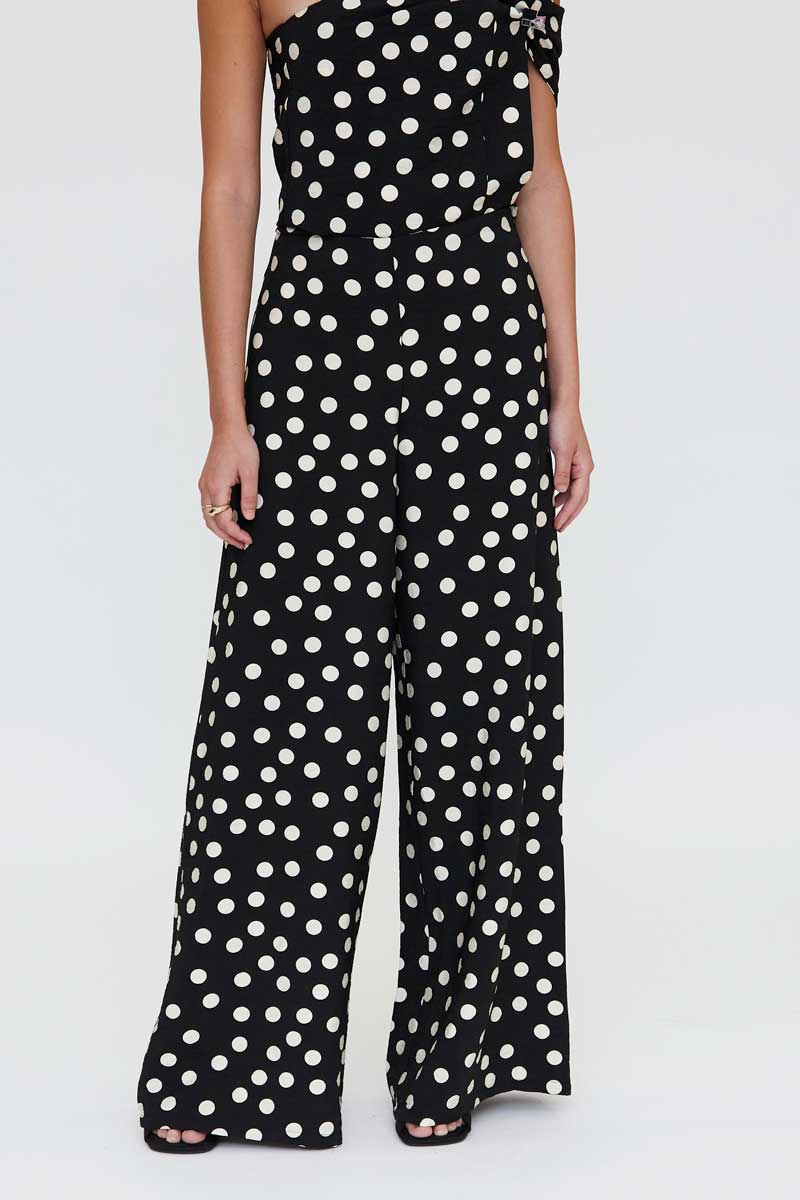 Wild Pony | Wide Leg Polka Dot Pant