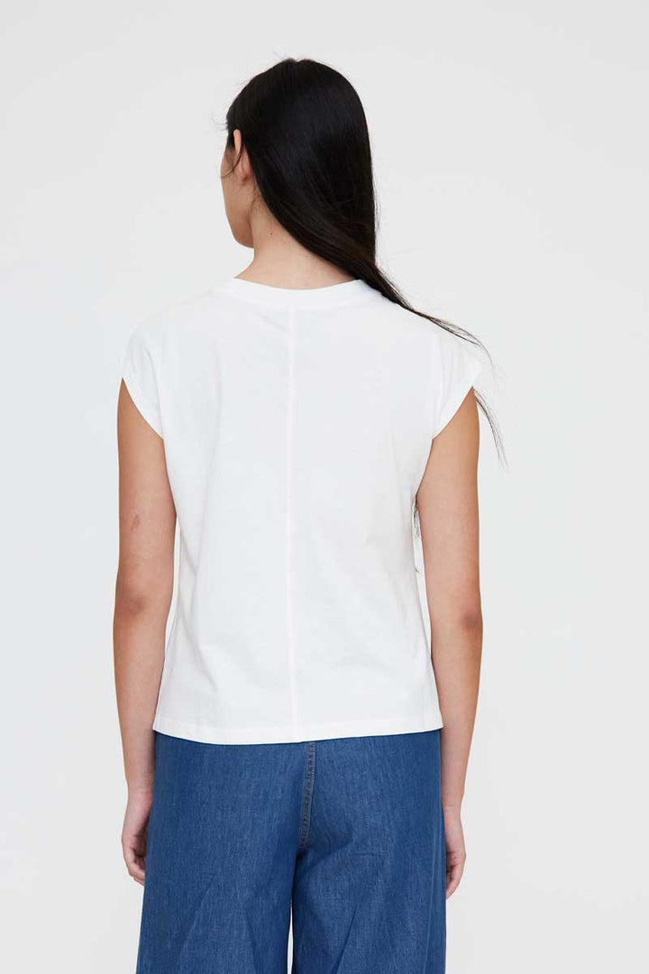 Wild Pony | Ava Knot Tee - White