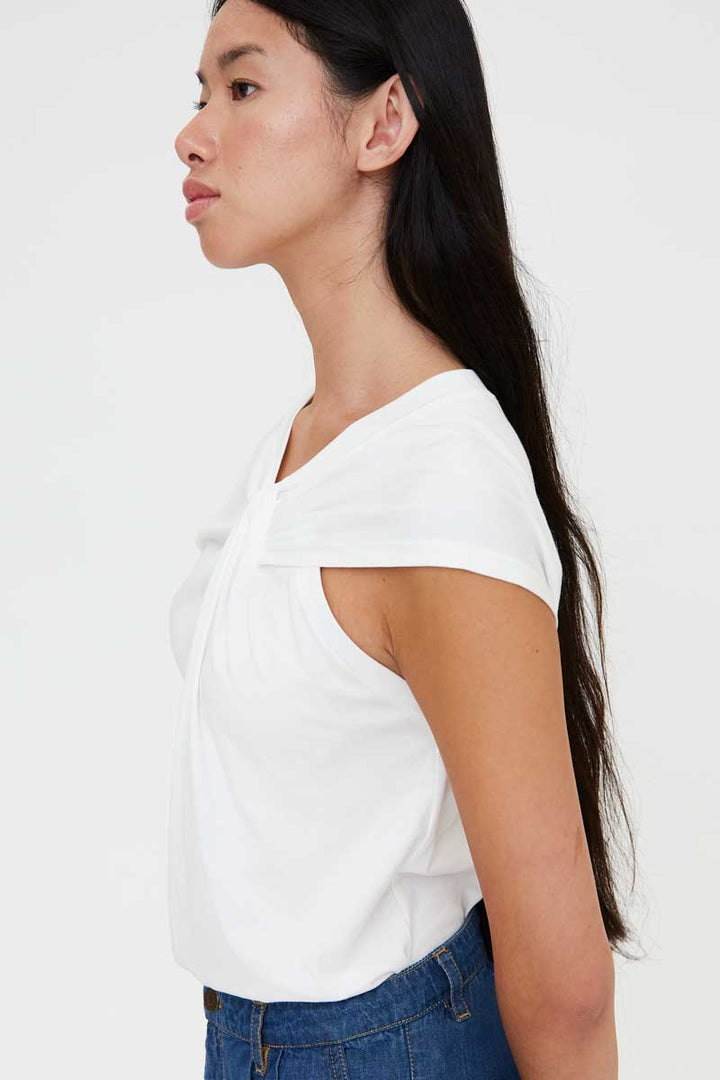 Wild Pony | Ava Knot Tee - White