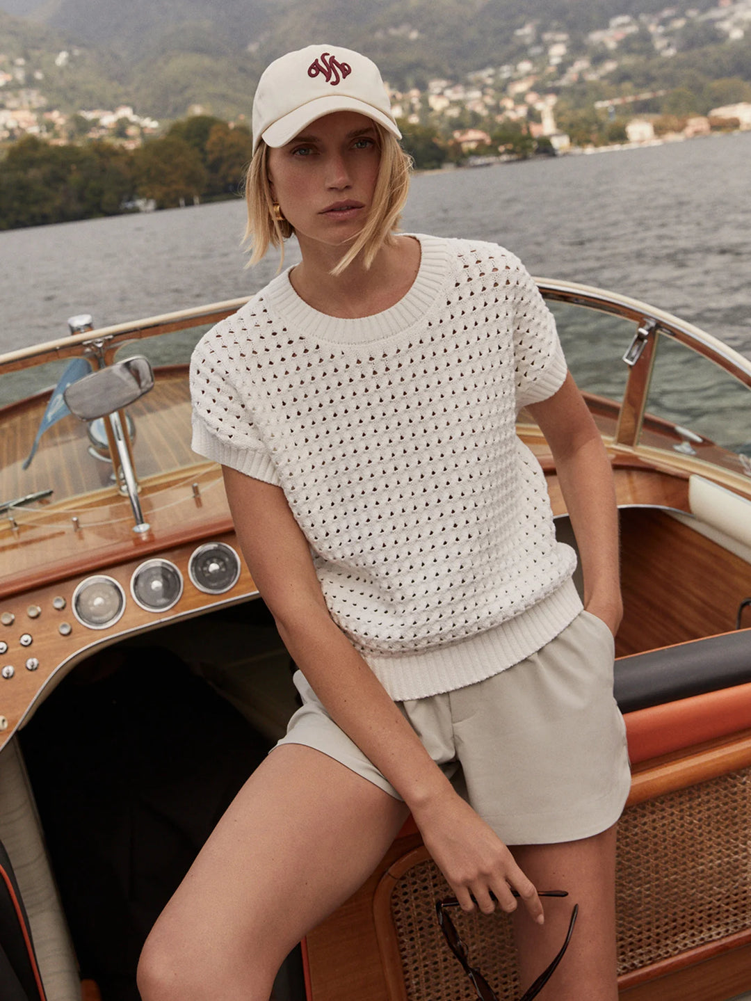 VARLEY | Denny Knit Top - Snow White