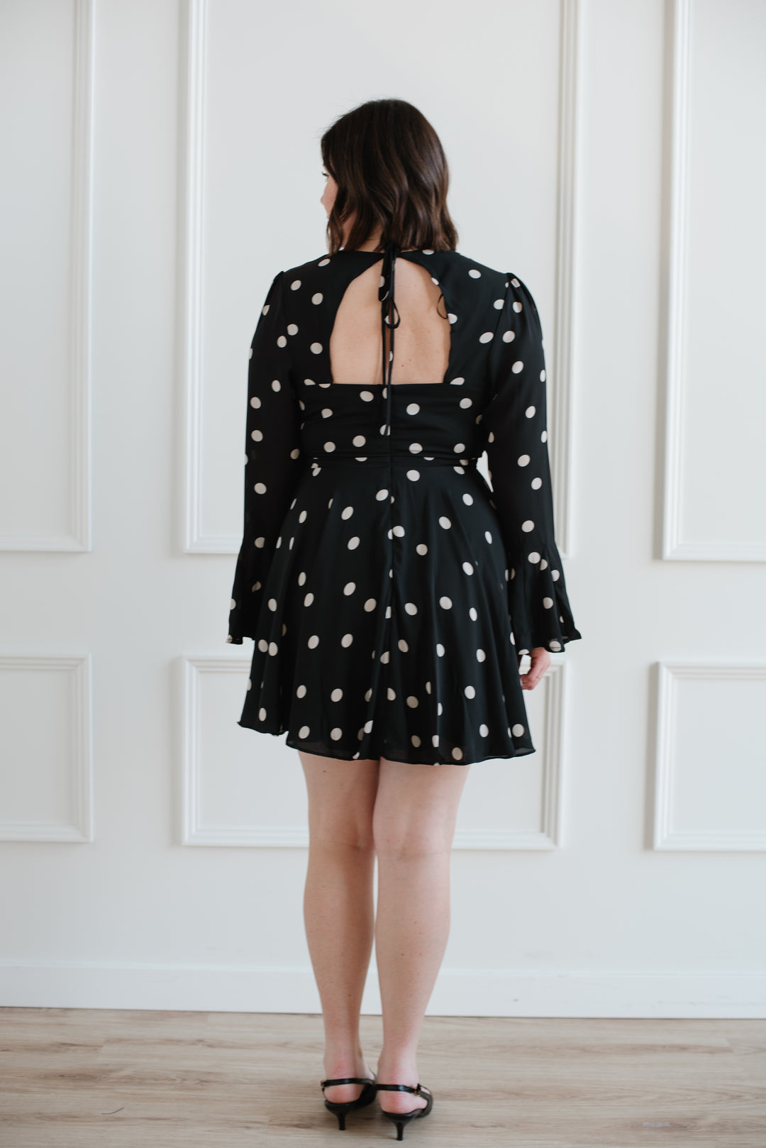 Kaline Polka Dot Mini Dress