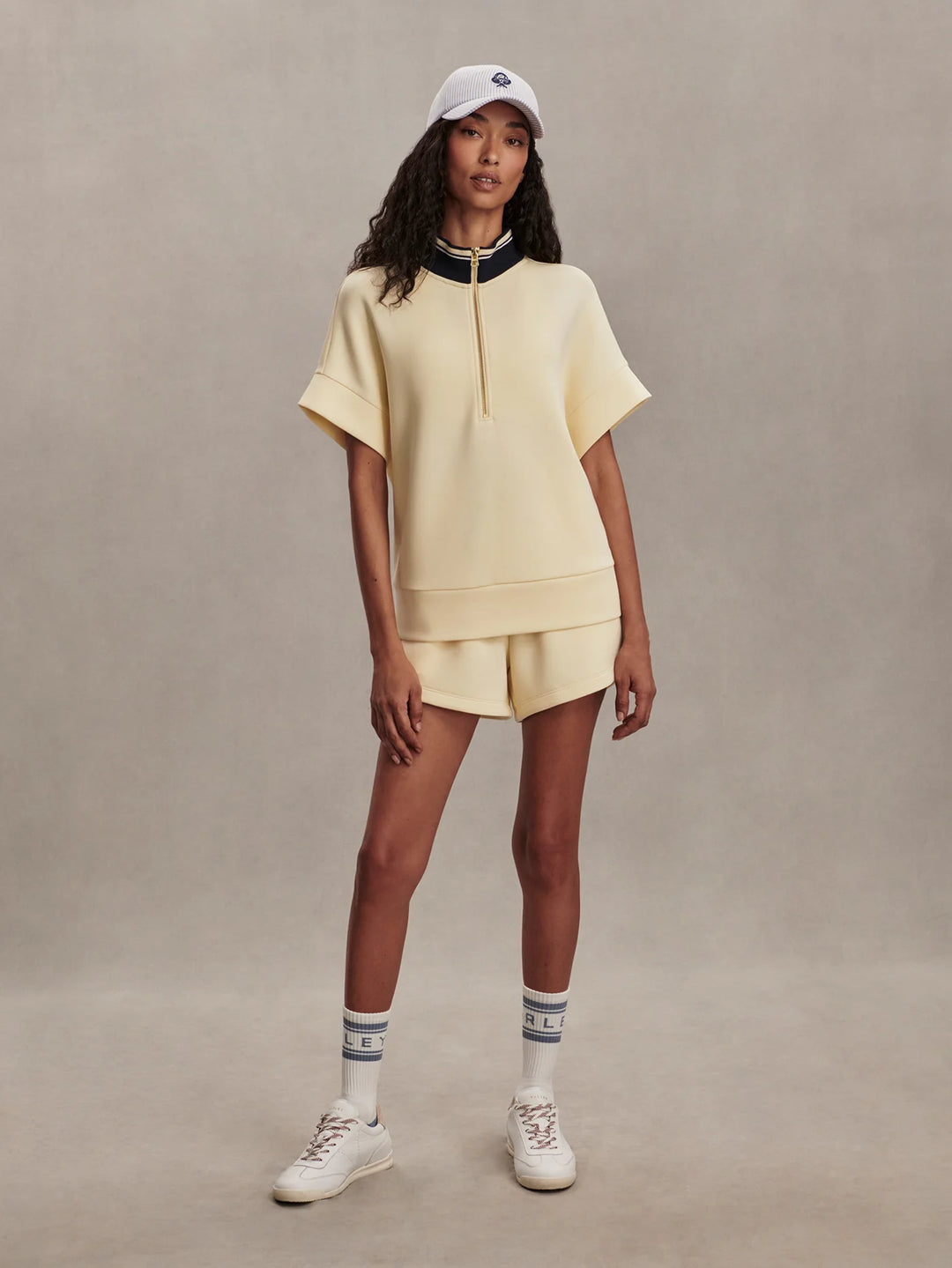 VARLEY | Ritchie Short Sleeve Sweat - Anise Flower
