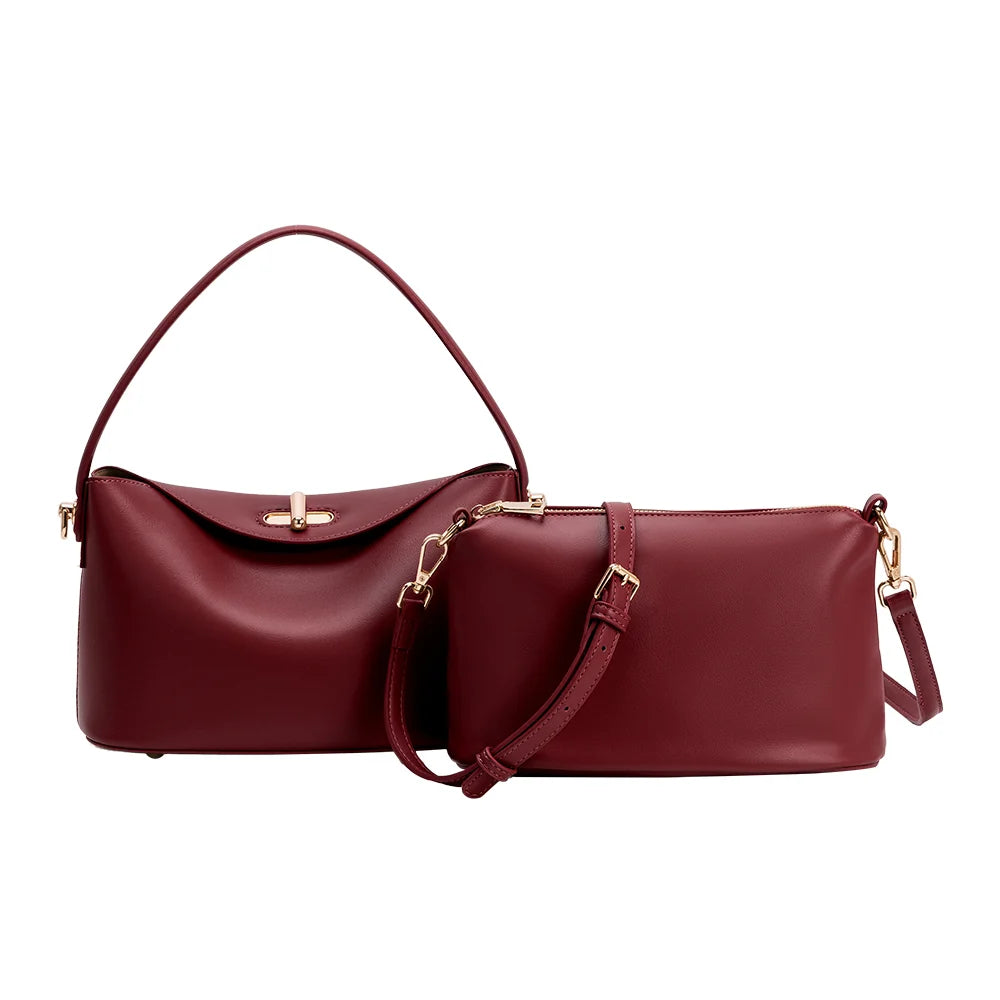 Lana Hand Bag - Burgundy