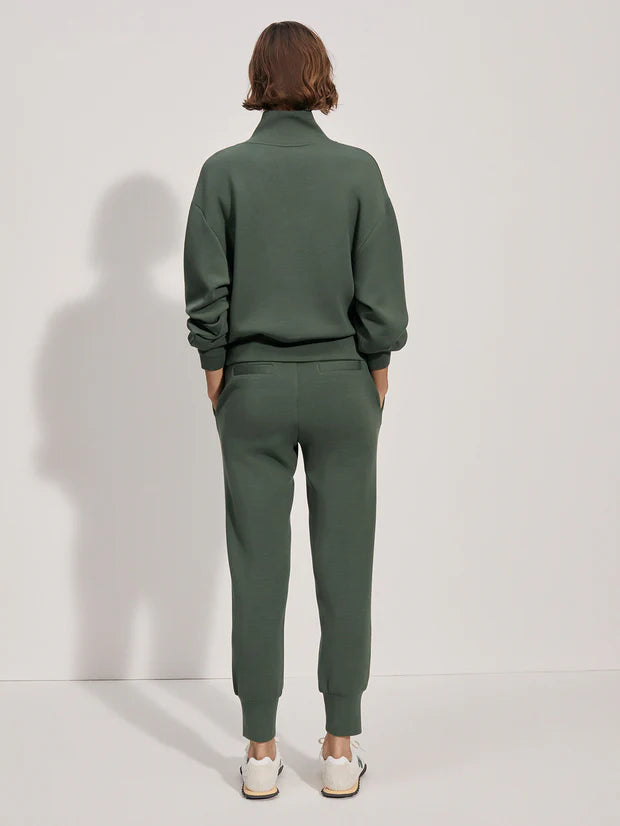VARLEY | The Slim Cuff Pant 27.5" - Cilantro