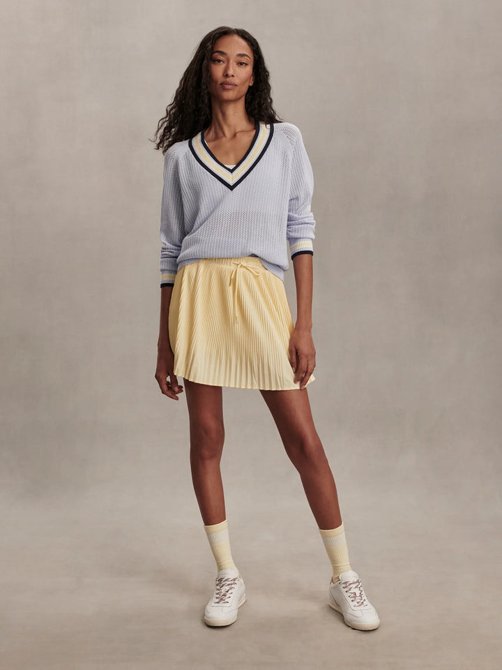 VARLEY | Maurice V-Neck Sweater -  Xenon Blue
