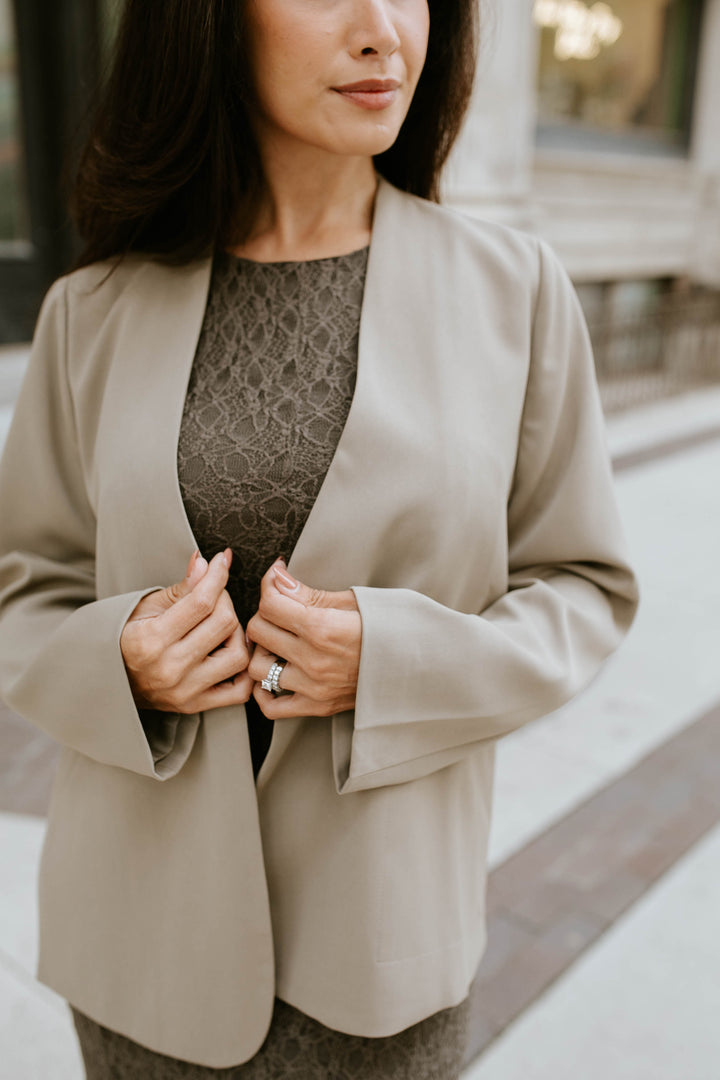 Anya Blazer - Taupe