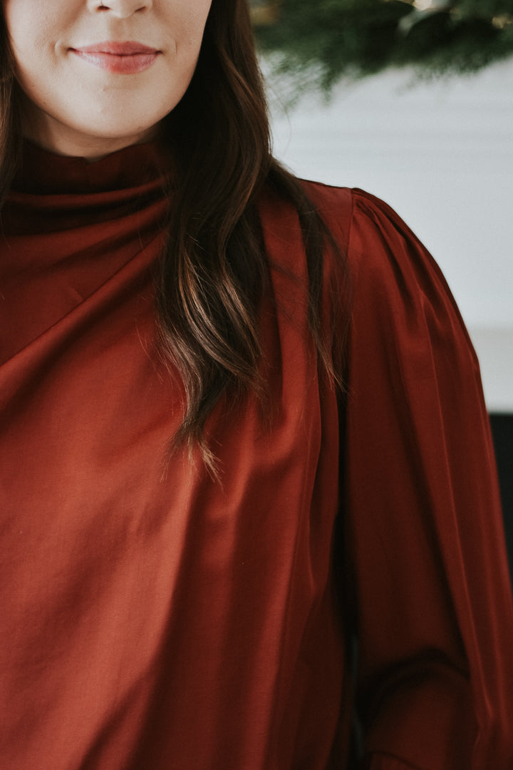 Holly Draped Blouse