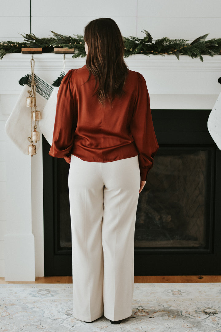 Holly Draped Blouse