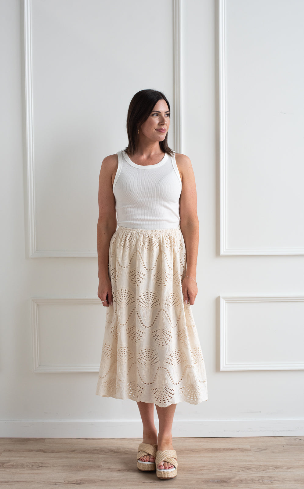 Scallop Crochet Skirt