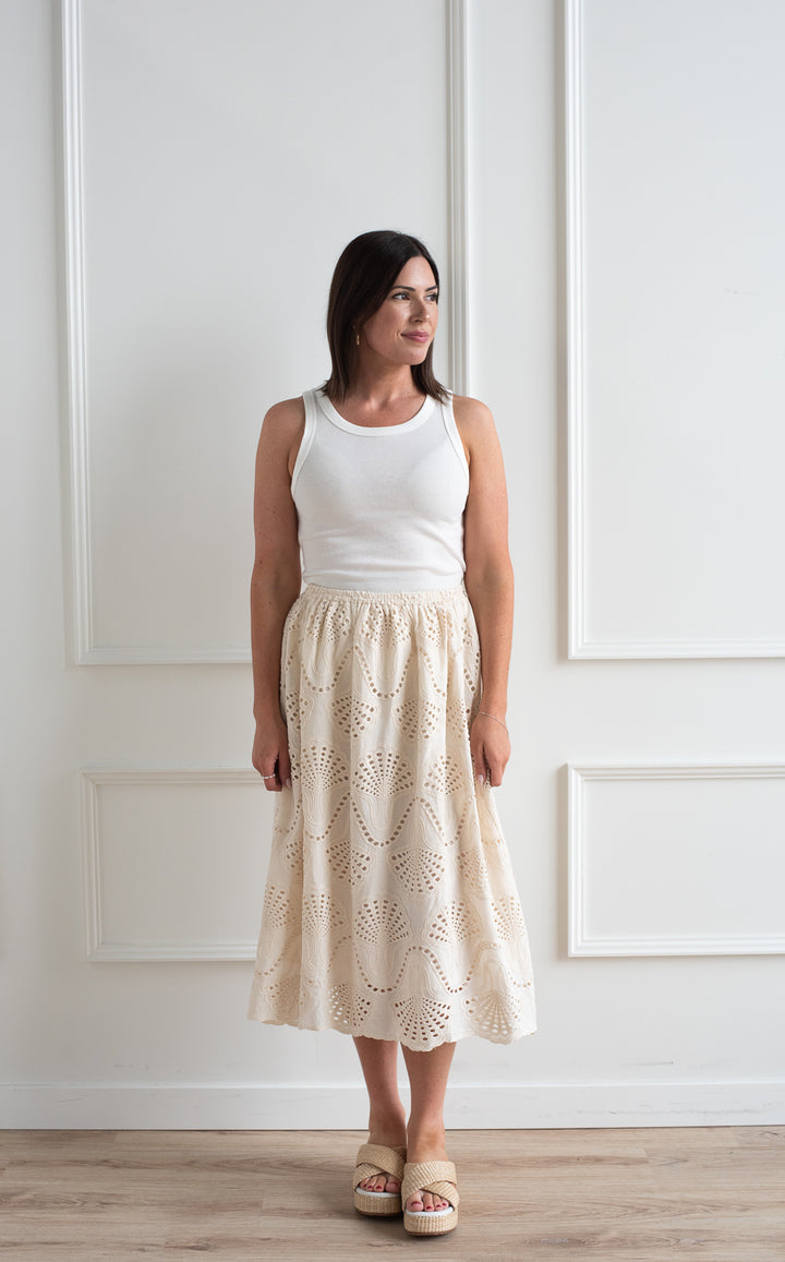 Scallop Crochet Skirt