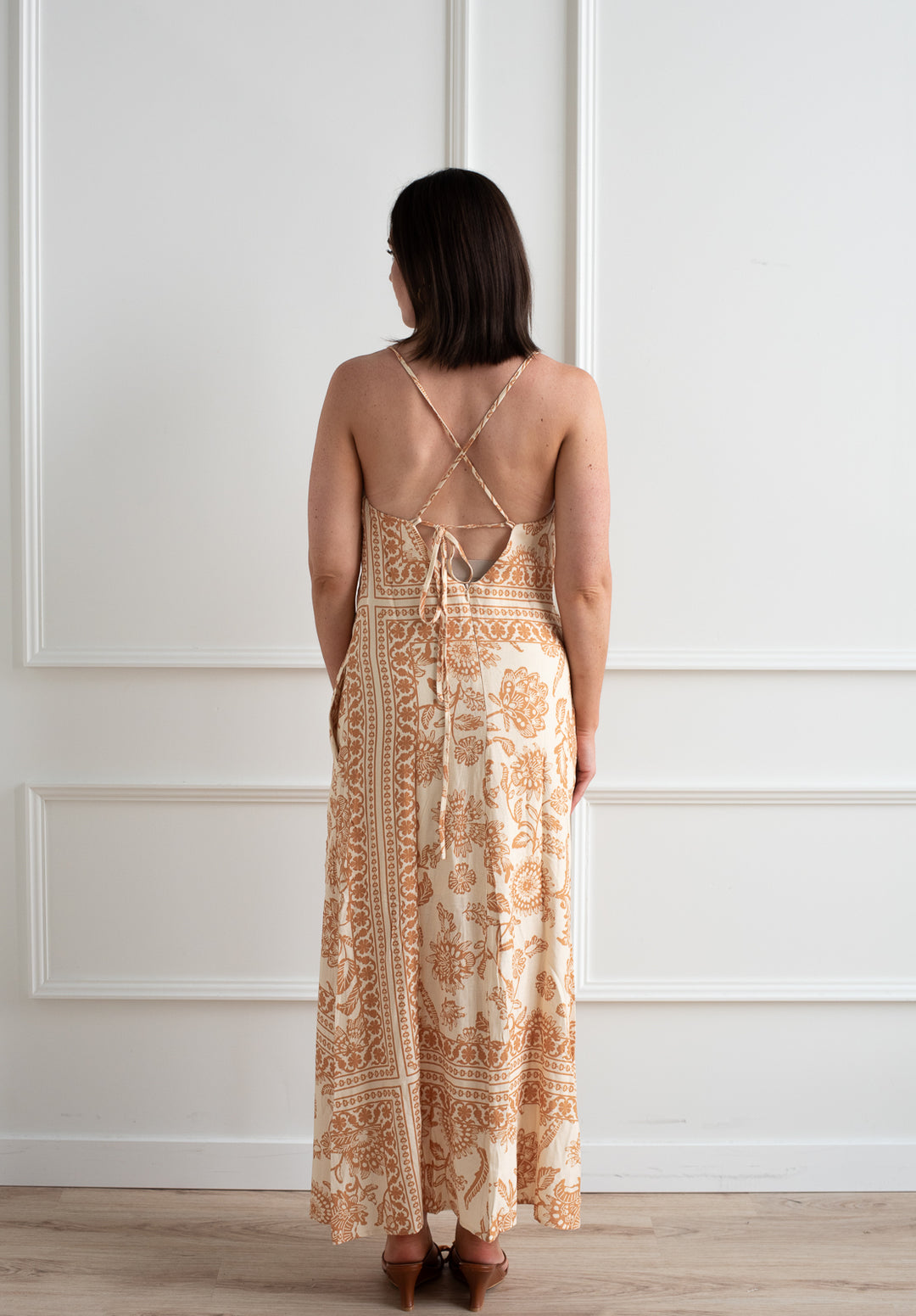 Tile Print Maxi