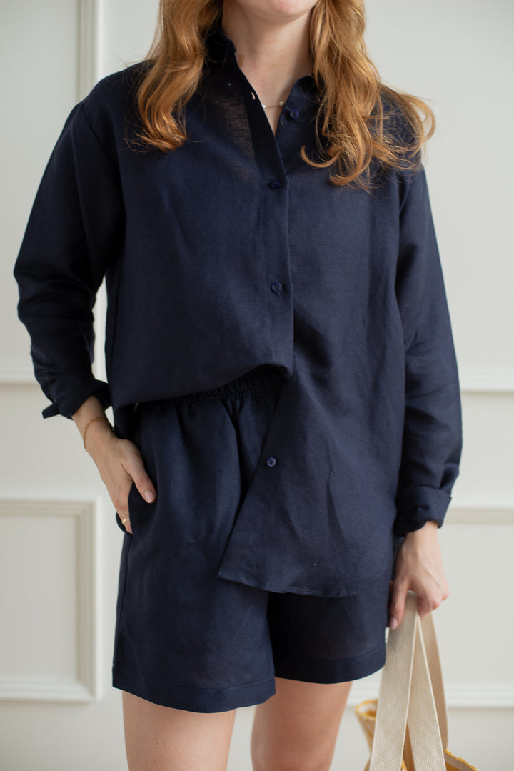 MAD Collection | Linen Short - Midnight Mare