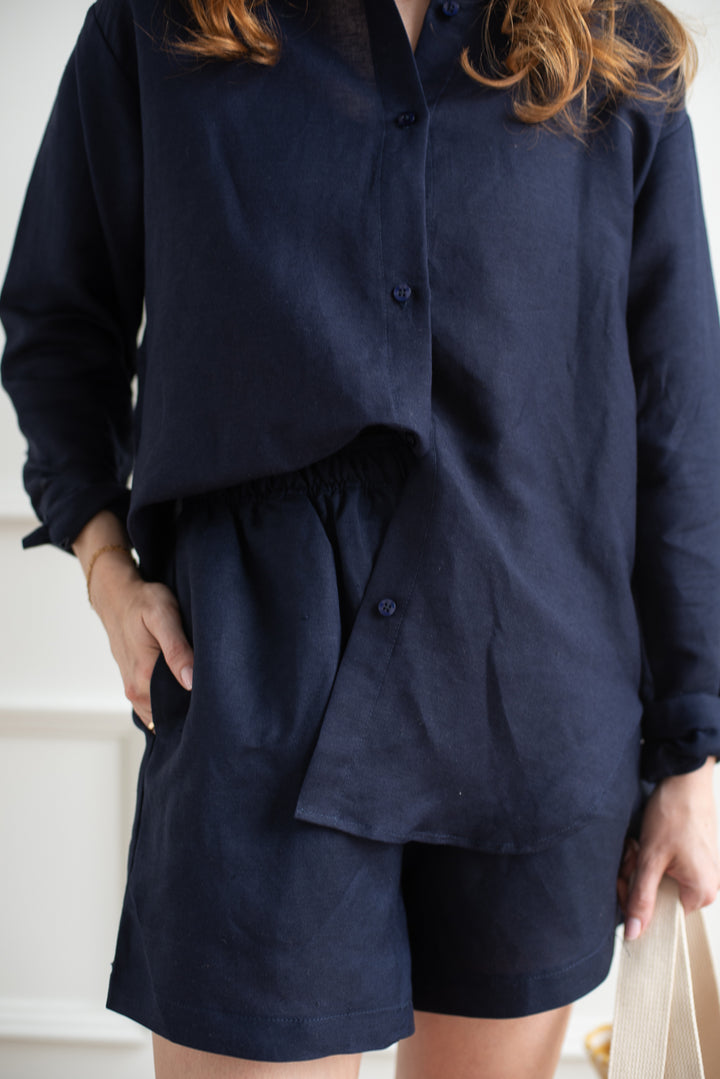 MAD Collection | Linen Short - Midnight Mare