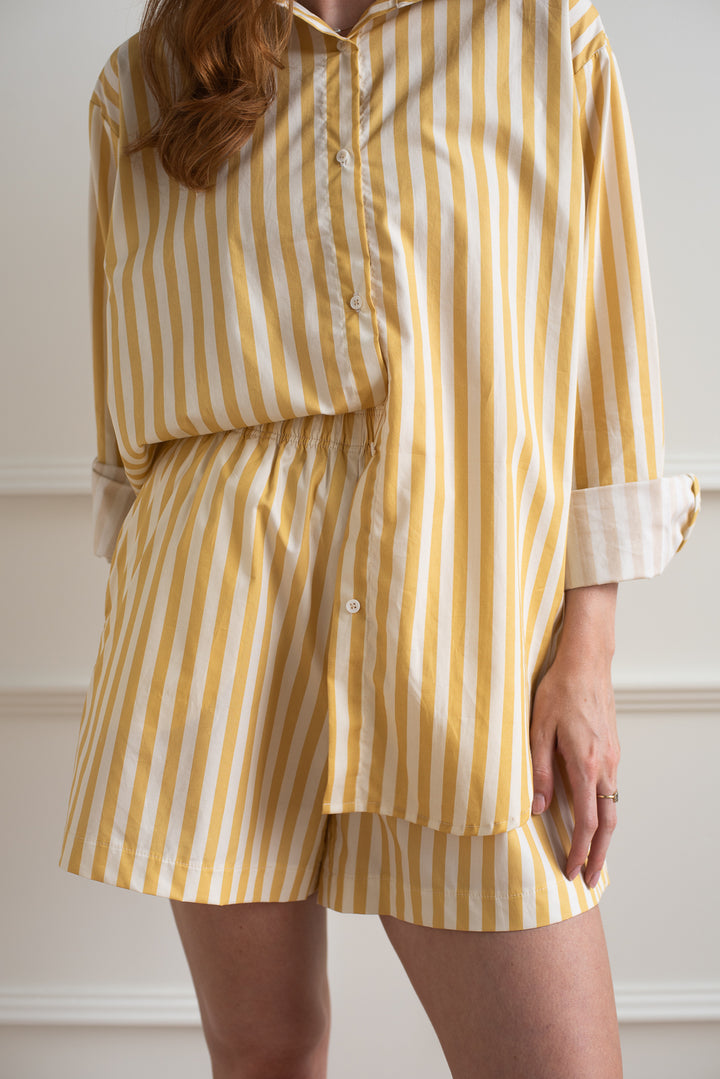 MAD Collection |  Poplin Short - Cabana Stripe