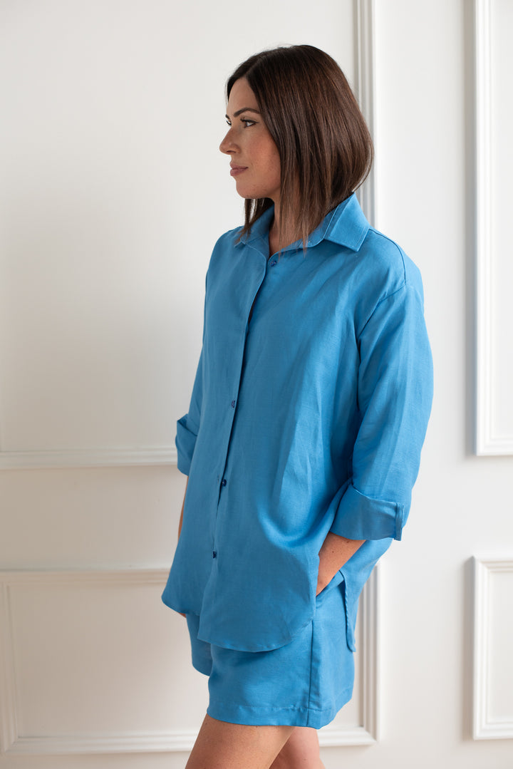 MAD Collection | Linen Short - Azure