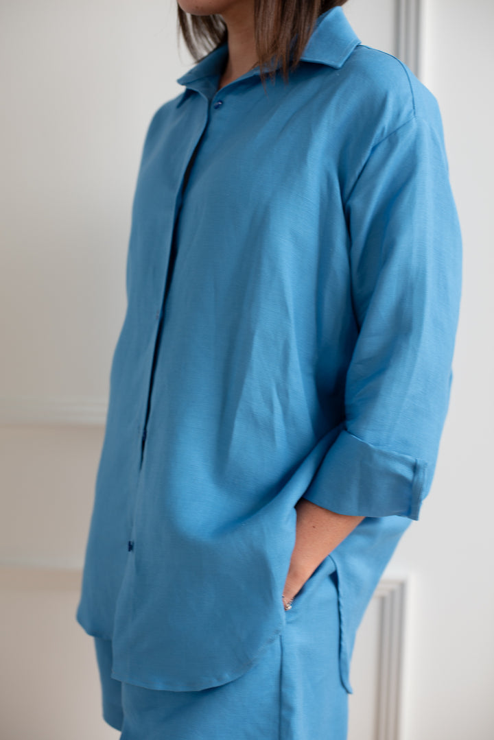MAD Collection | Linen Short - Azure