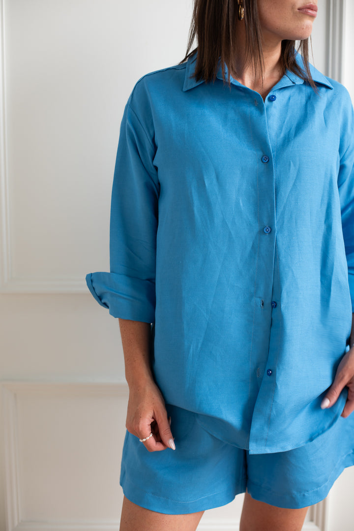 MAD Collection | Linen Short - Azure