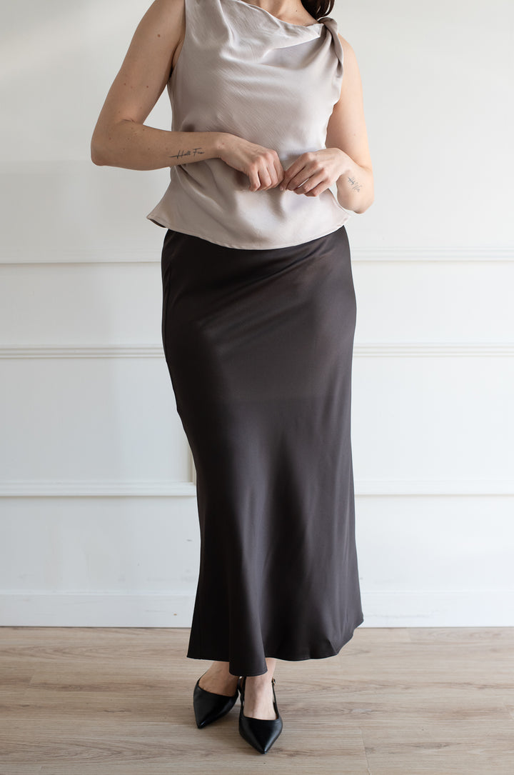 Vero Moda | Merle Maxi Skirt - Chocolate