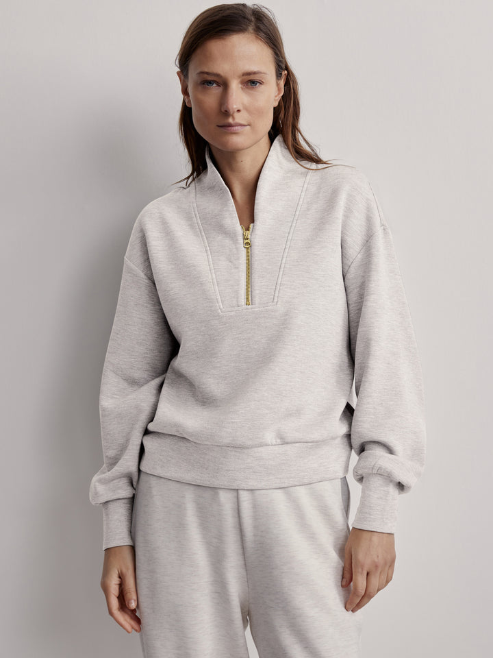 VARLEY | Davidson Sweat -Ivory Marl