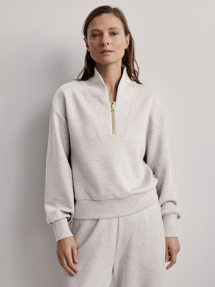 VARLEY | Davidson Sweat -Ivory Marl