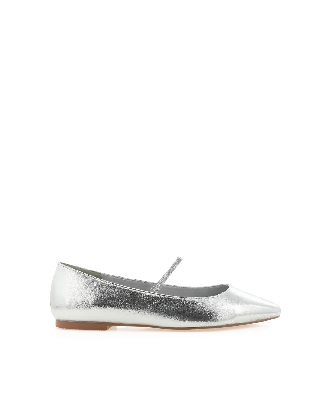 Finnick Ballet Flats -Silver