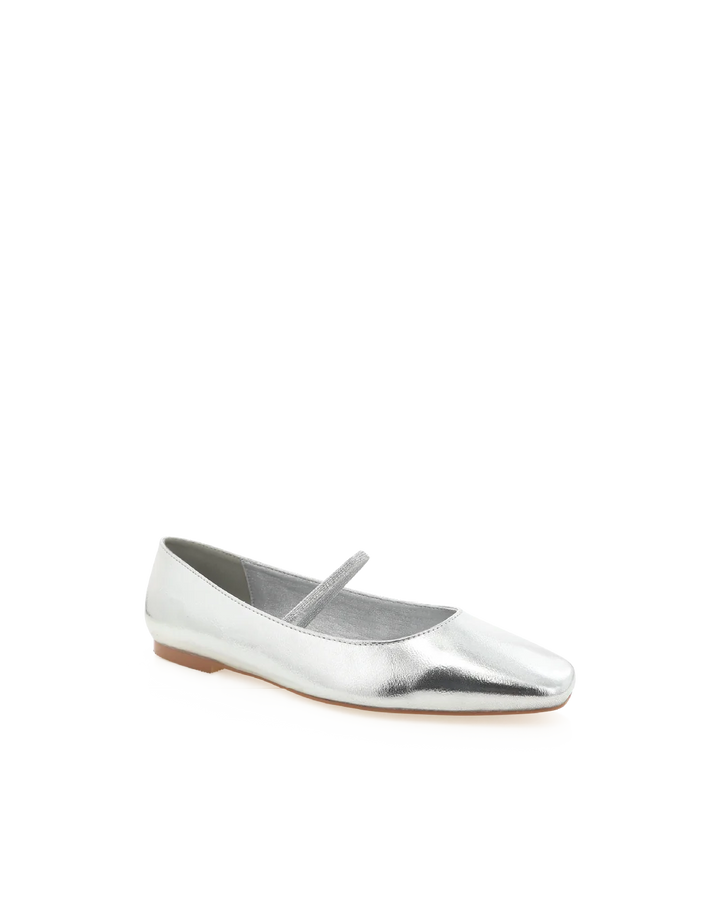 Finnick Ballet Flats -Silver