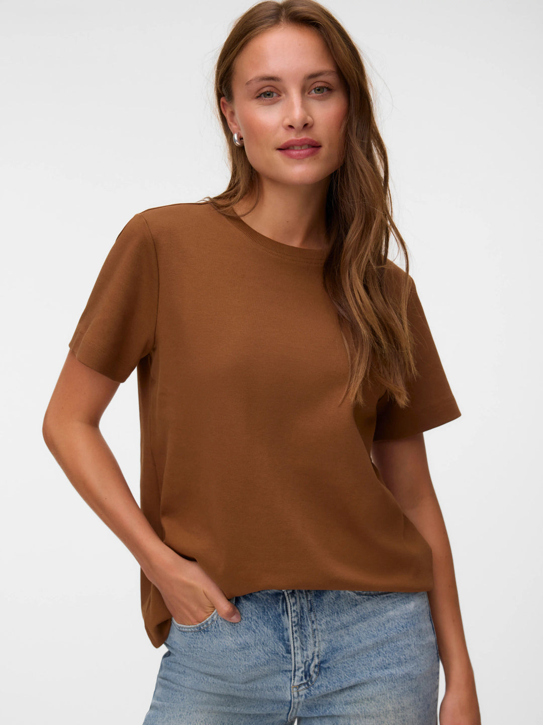 Vero Moda | Naima Tee - Toffee