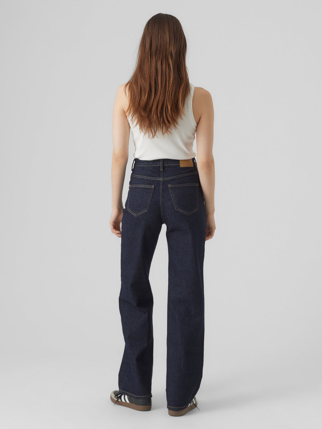 Vero Moda | Tessa High Rise Straight Jean - Dark Denim