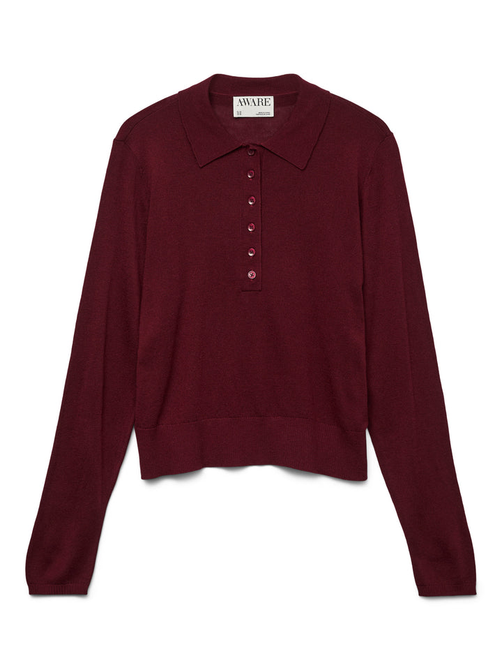 Vero Moda | Merlot Knit Polo