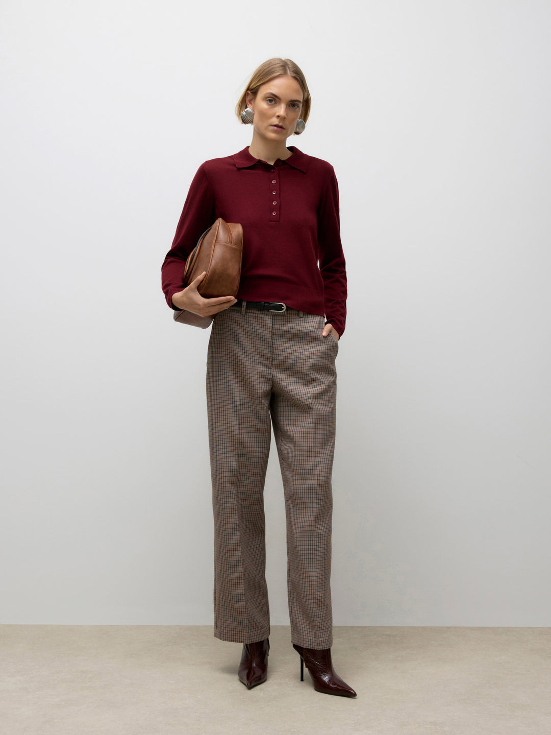 Vero Moda | Merlot Knit Polo