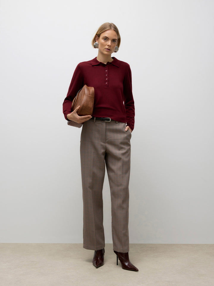 Vero Moda | Merlot Knit Polo