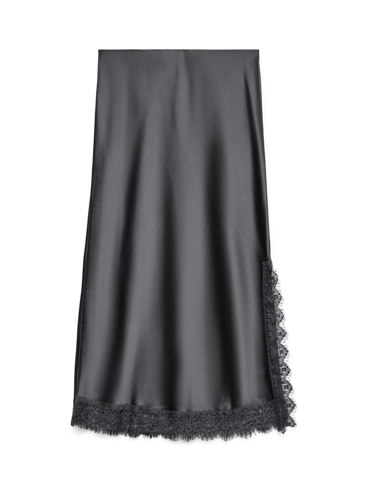 Vero Moda | Haisley Slip Skirt - Gunmetal