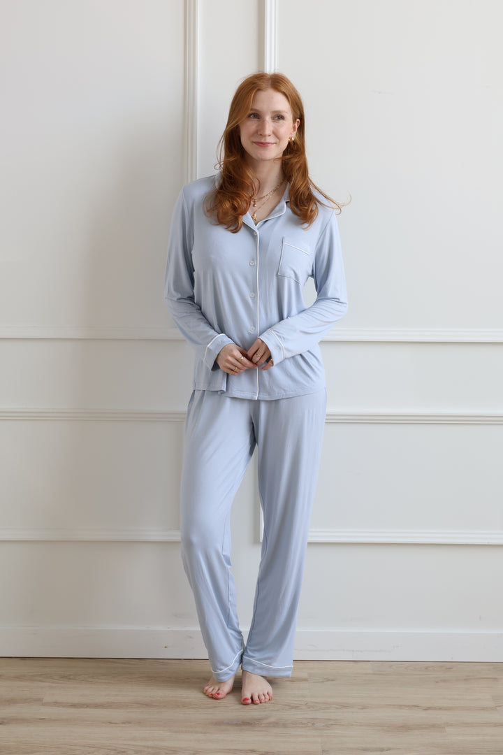 Anniversary Pajama Set - Baby Blue