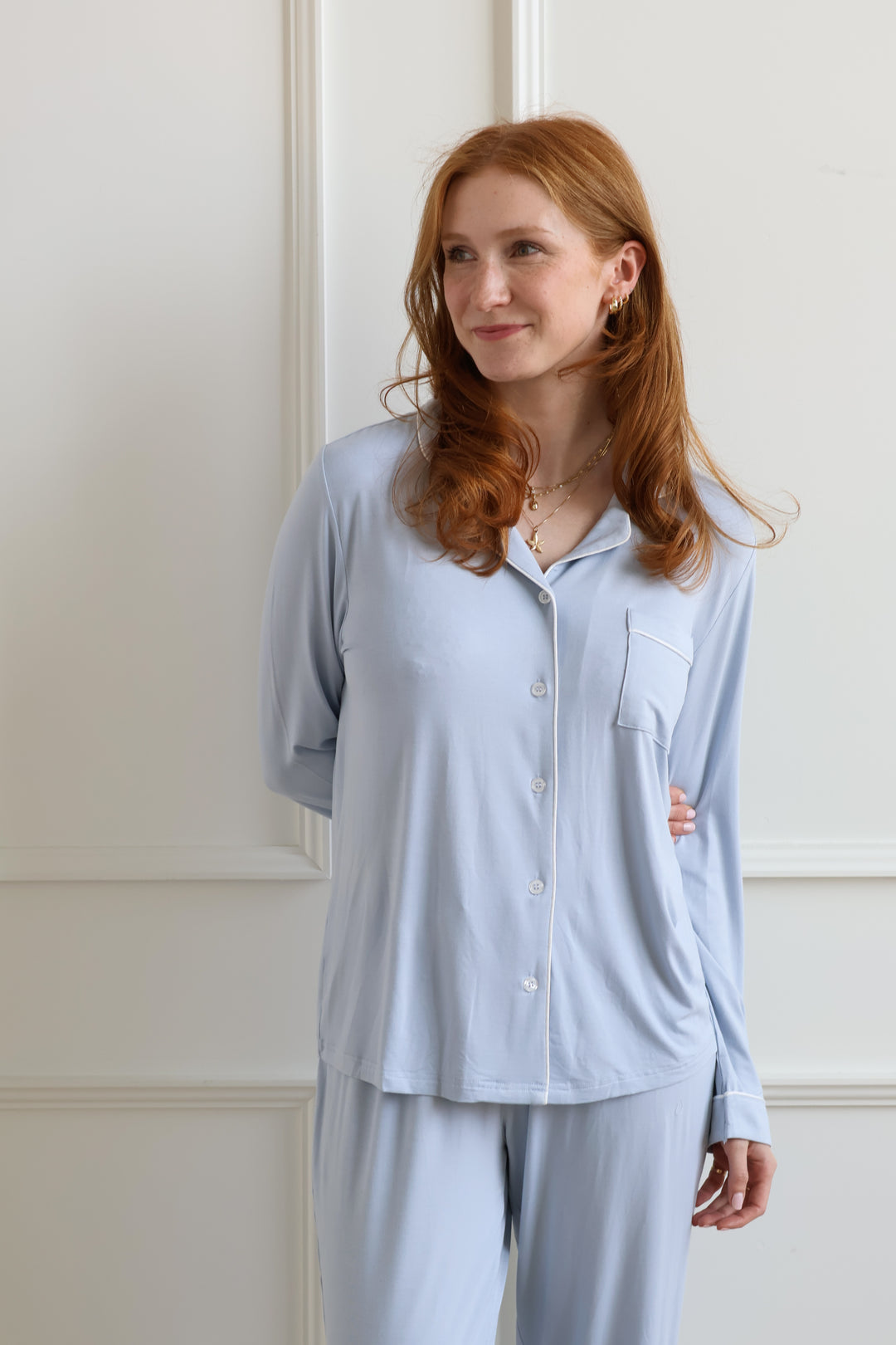 Anniversary Pajama Set - Baby Blue