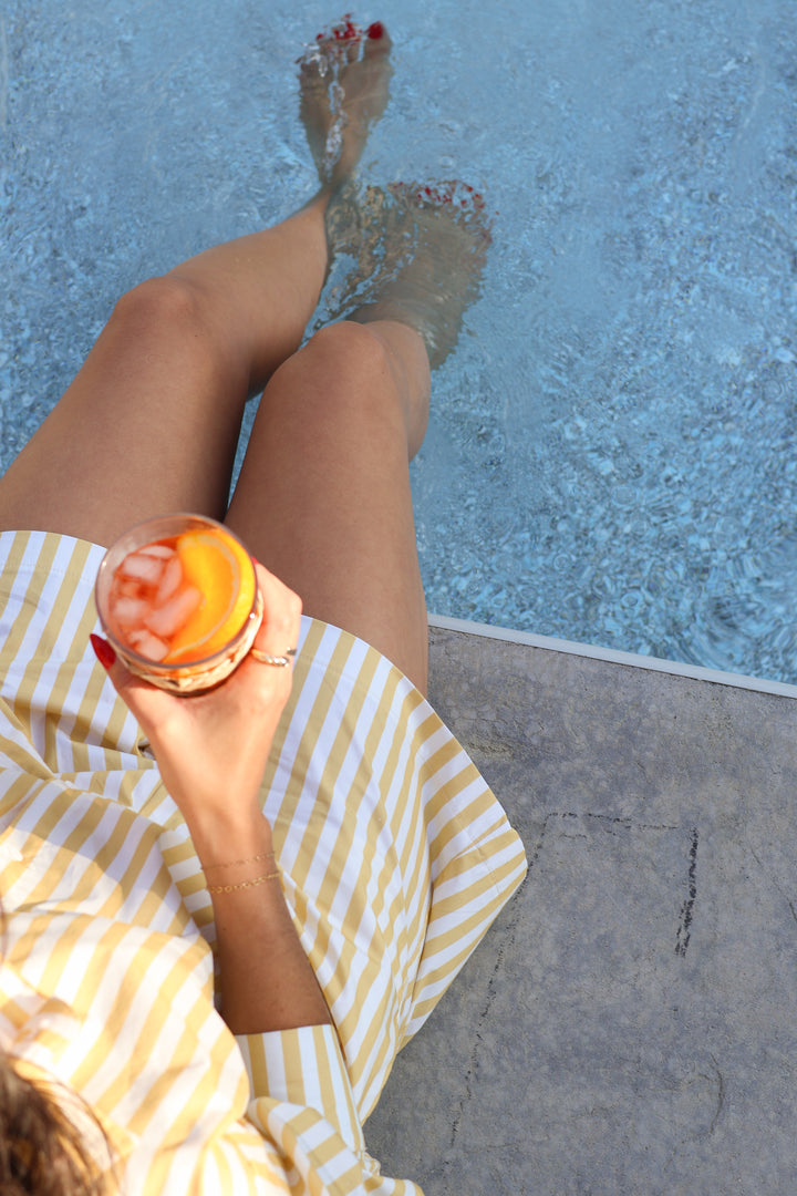 MAD Collection |  Poplin Short - Cabana Stripe