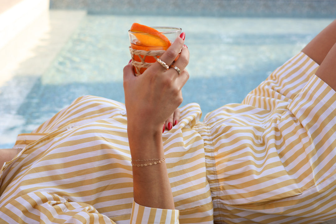 MAD Collection |  Poplin Short - Cabana Stripe