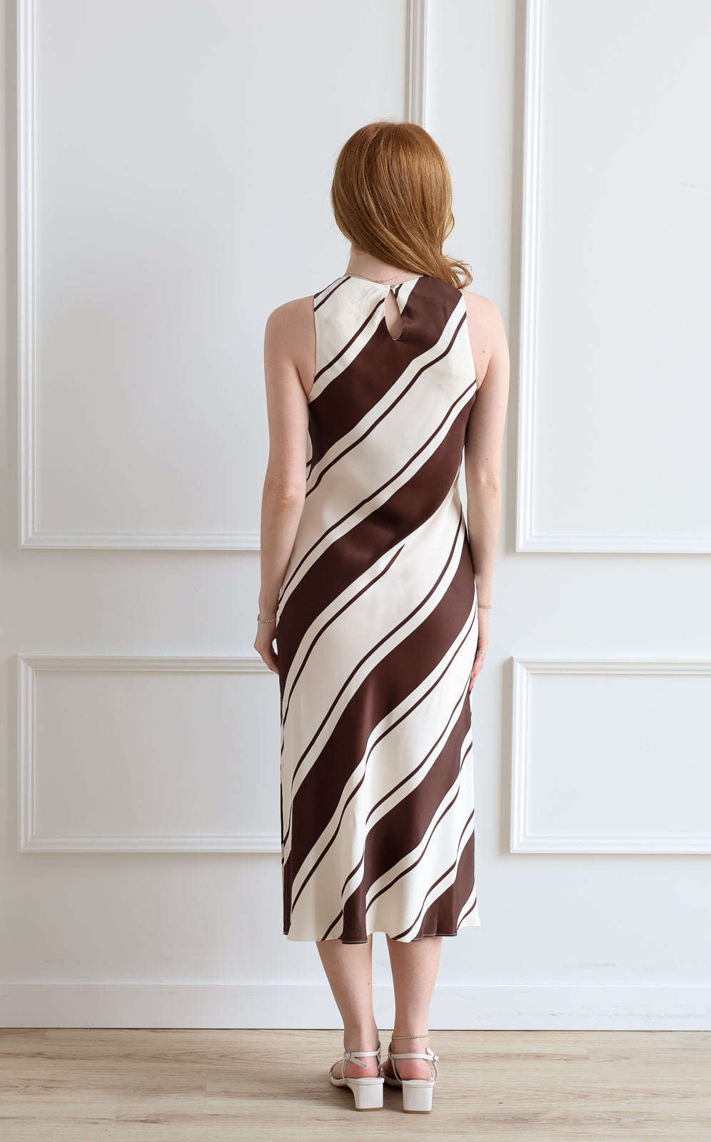 Davina Bias Satin Midi