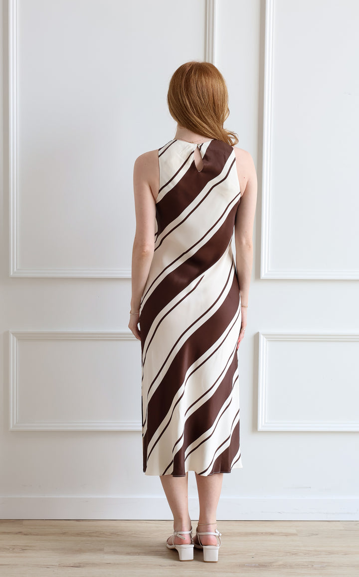 Davina Bias Satin Midi