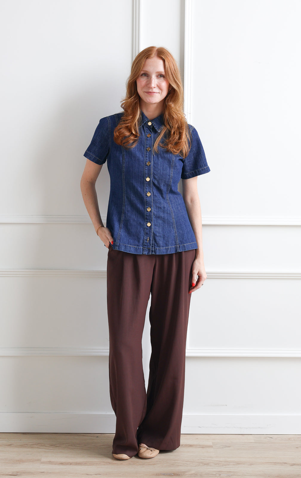 Tailored Denim Tee