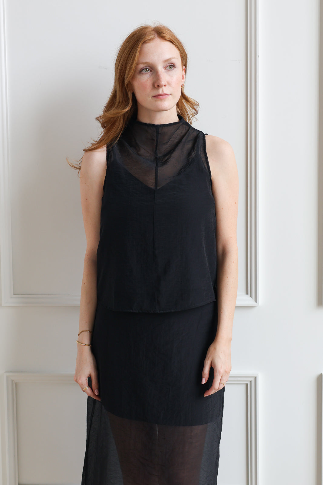 Hughes Sheer High Neck Tank