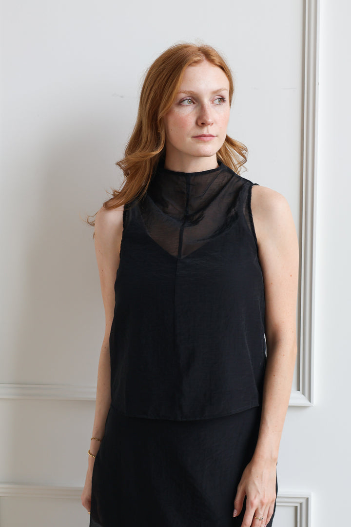 Hughes Sheer High Neck Tank