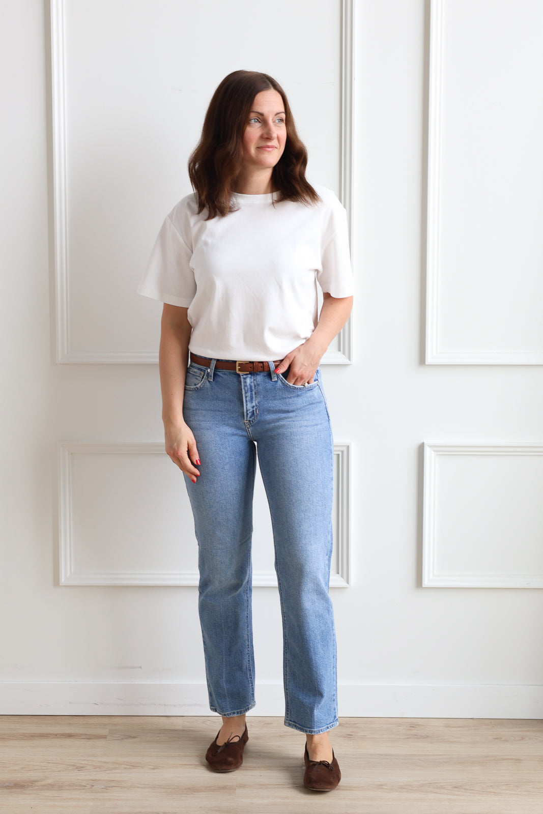Elevated Boxy Tee - White