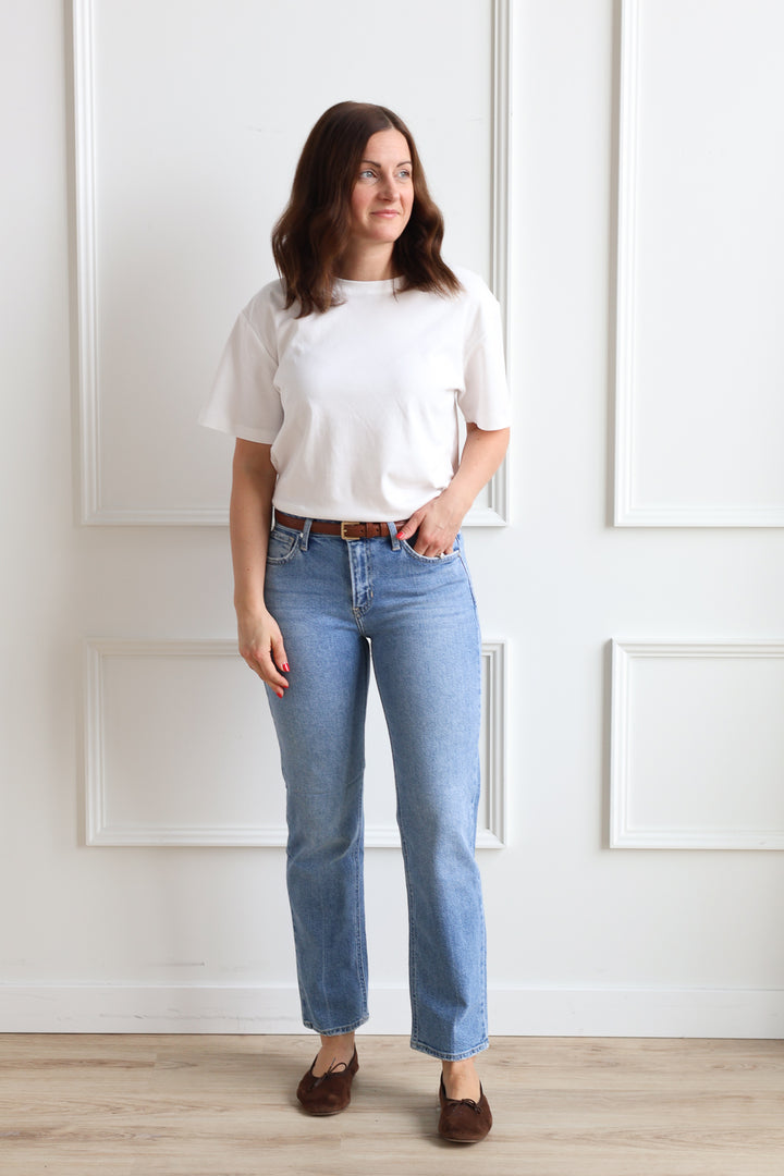 Elevated Boxy Tee - White