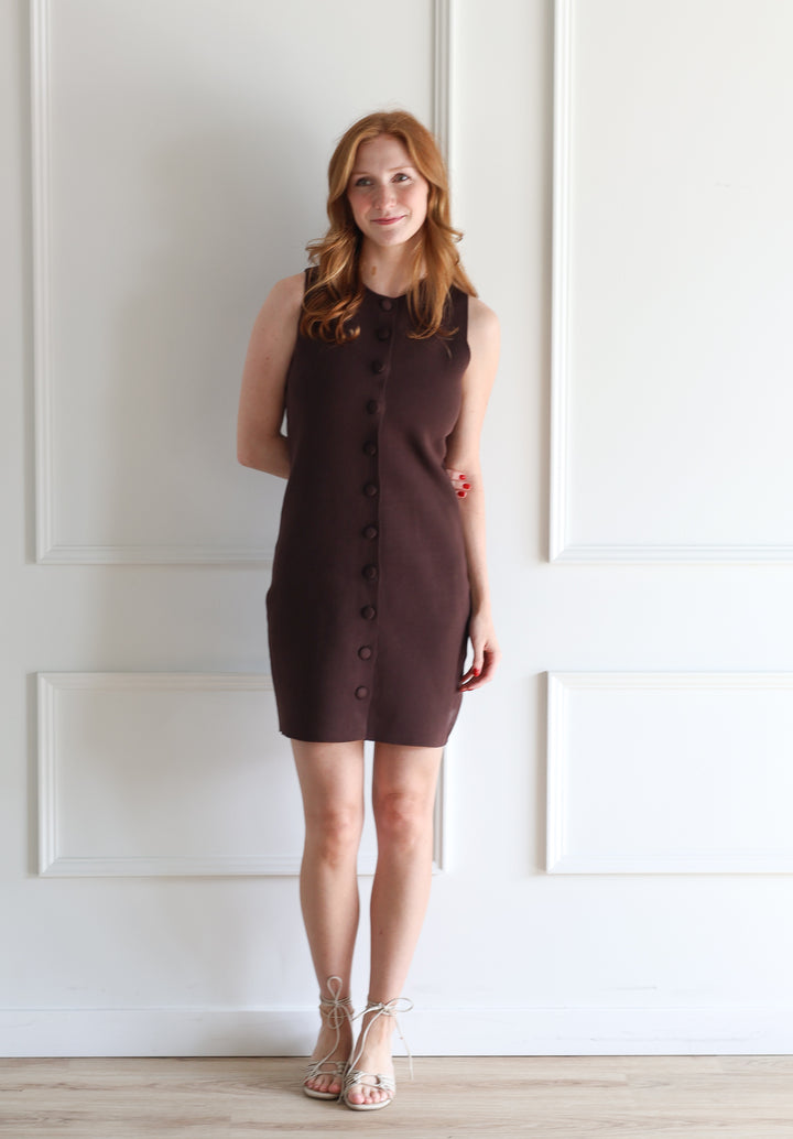 Vero Moda | Anne Knit Dress - Black Coffee